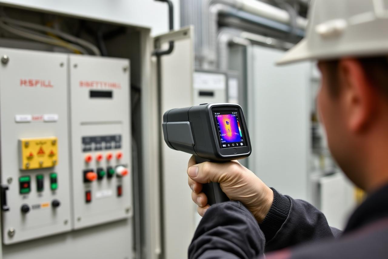 Termografia executada pela equipe da SMI Preditiva